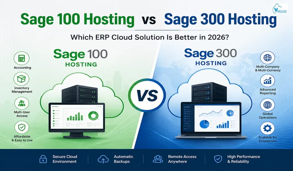 Sage 100 vs Sage 300 Hosting: Which ERP Cloud Solution Is Better in 2026?
