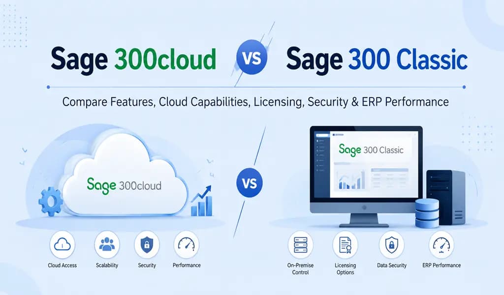 Sage 300cloud vs Sage 300 Classic: Know the Key Differences in 2026